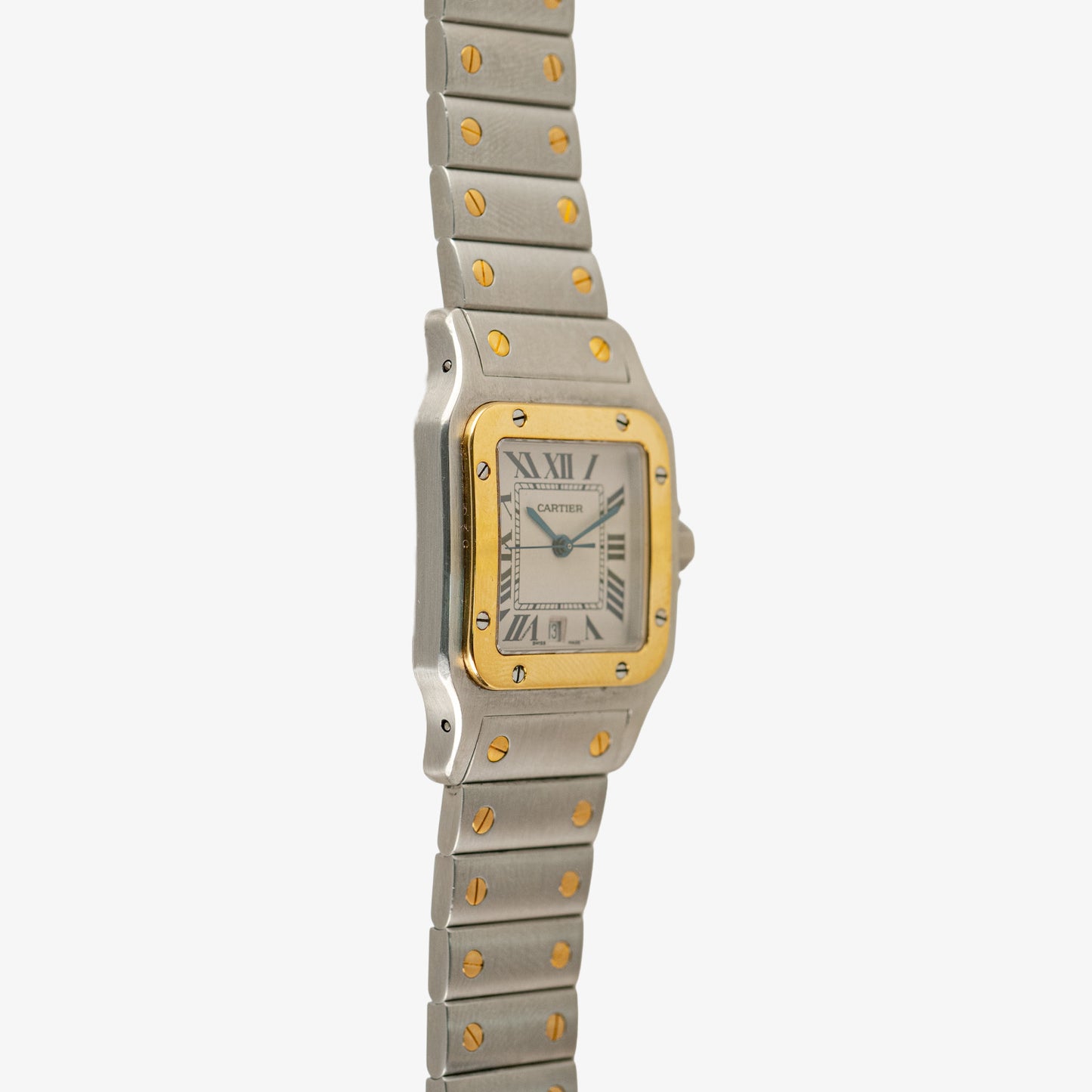 Cartier Santos Galbée 1566 Two-Tone Date 29mm