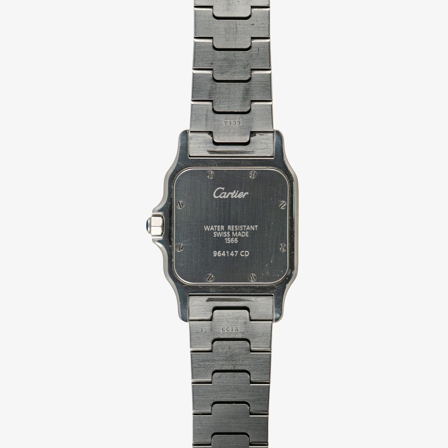 Cartier Santos Galbée 1566 Two-Tone Date 29mm
