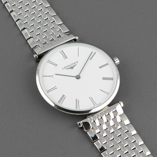 Longines La Grande Classique White Roman Dial 38mm