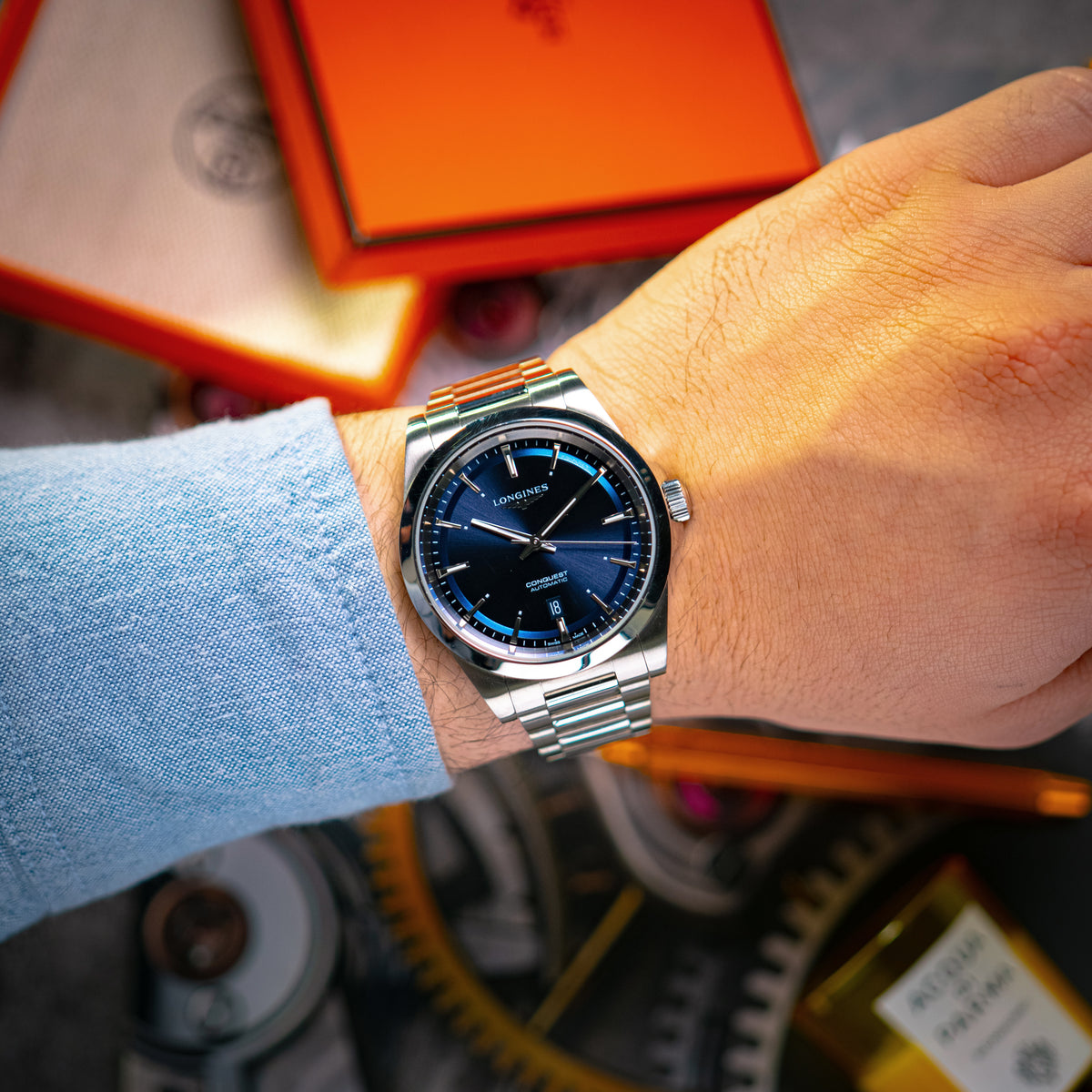 Longines Conquest Automatic Blue Dial 41mm