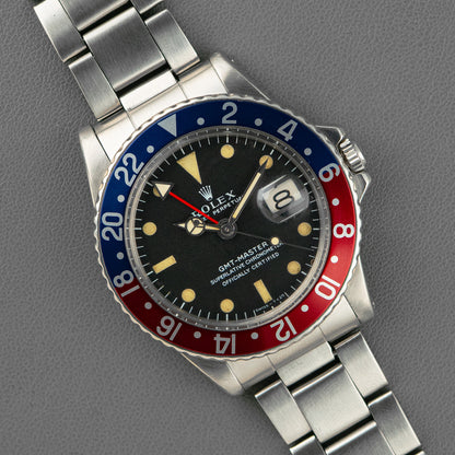 Rolex GMT-Master 1675 Pepsi Bezel Vintage 40mm