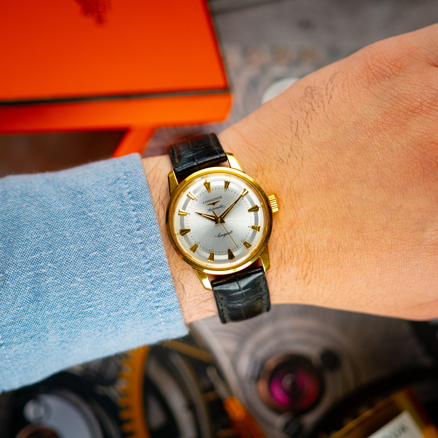 Longines Conquest Heritage 60th Anniversary Yellow Gold 35mm