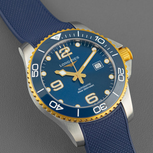 Longines HydroConquest Ceramic Two-Tone Blue Dial 43mm