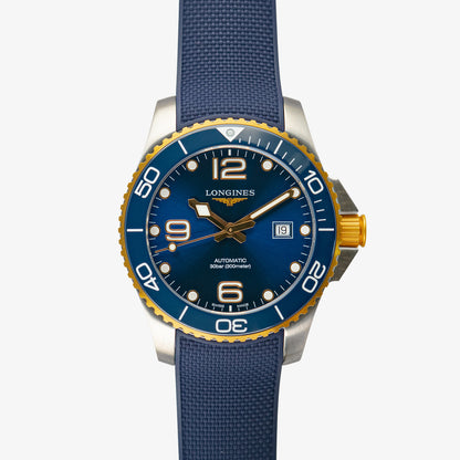 Longines HydroConquest Ceramic Two-Tone Blue Dial 43mm
