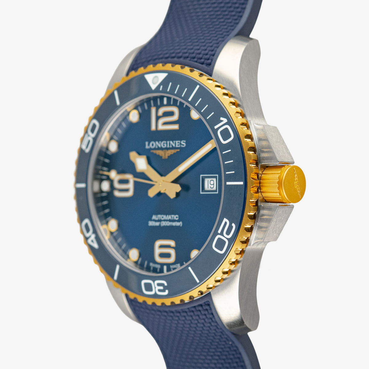 Longines HydroConquest Ceramic Two-Tone Blue Dial 43mm
