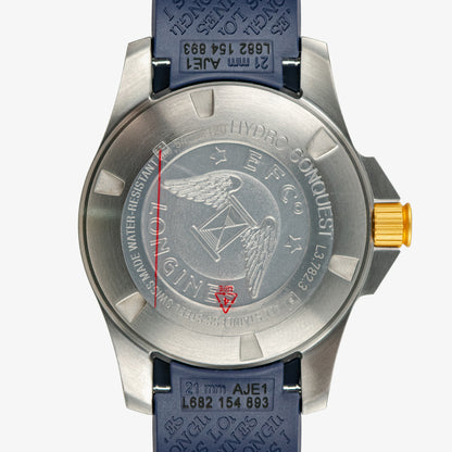 Longines HydroConquest Ceramic Two-Tone Blue Dial 43mm