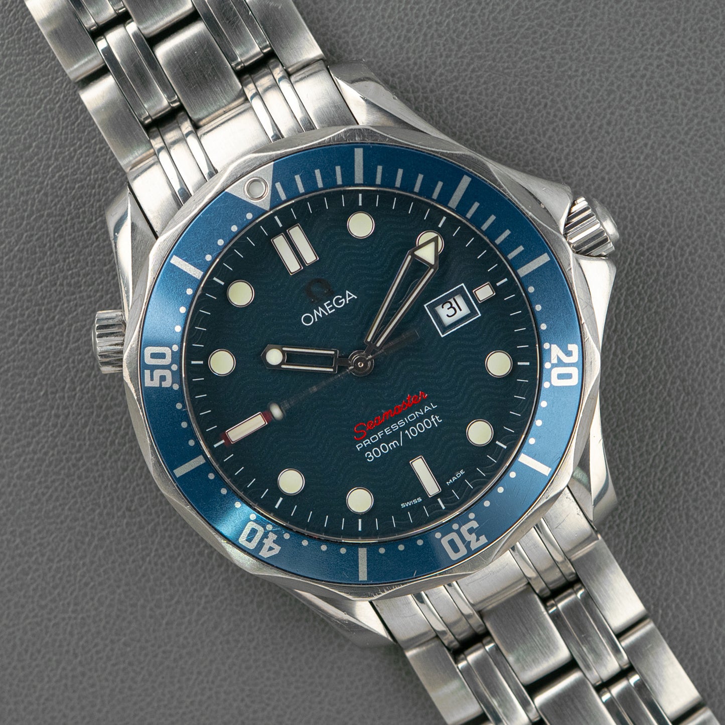 Omega Seamaster Diver 300M Quartz Blue Dial 41mm