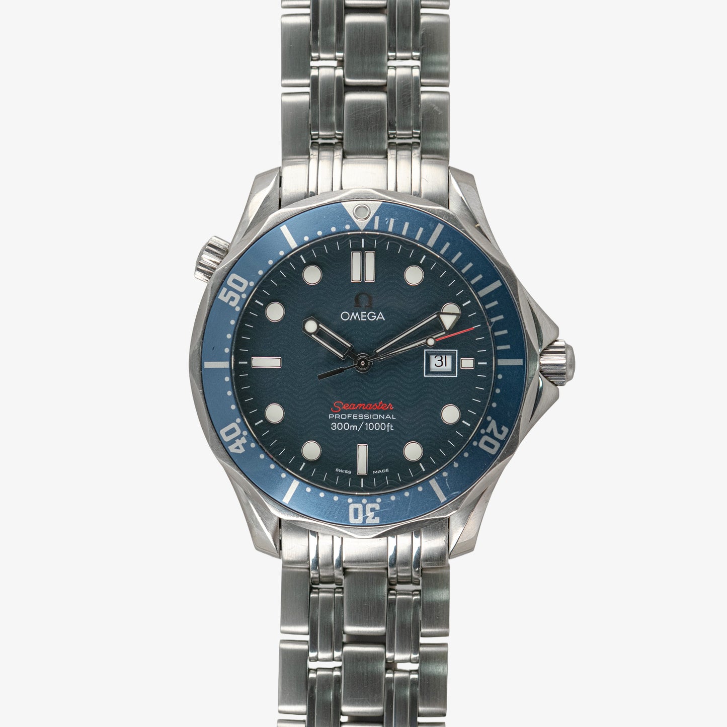 Omega Seamaster Diver 300M Quartz Blue Dial 41mm