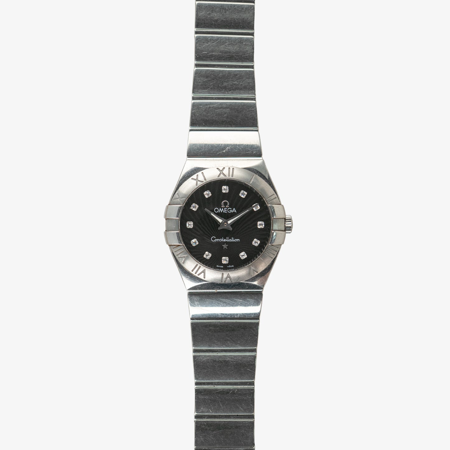 Omega Constellation Quartz Black Diamond Dial 27mm