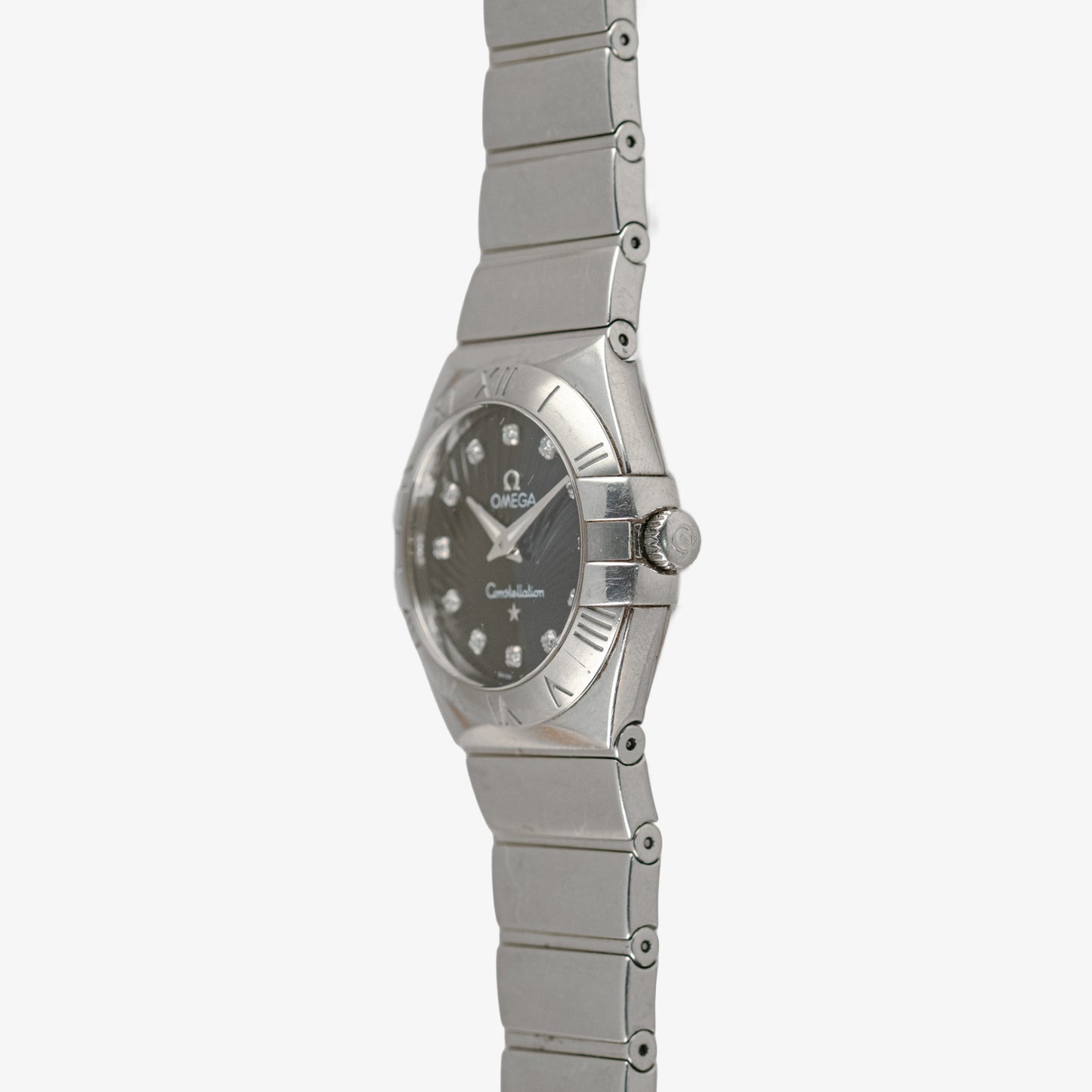 Omega Constellation Quartz Black Diamond Dial 27mm