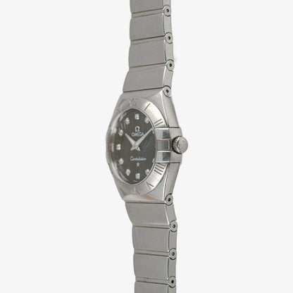 Omega Constellation Quartz Black Diamond Dial 27mm