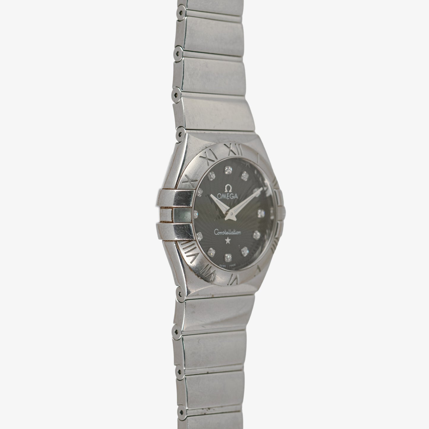 Omega Constellation Quartz Black Diamond Dial 27mm