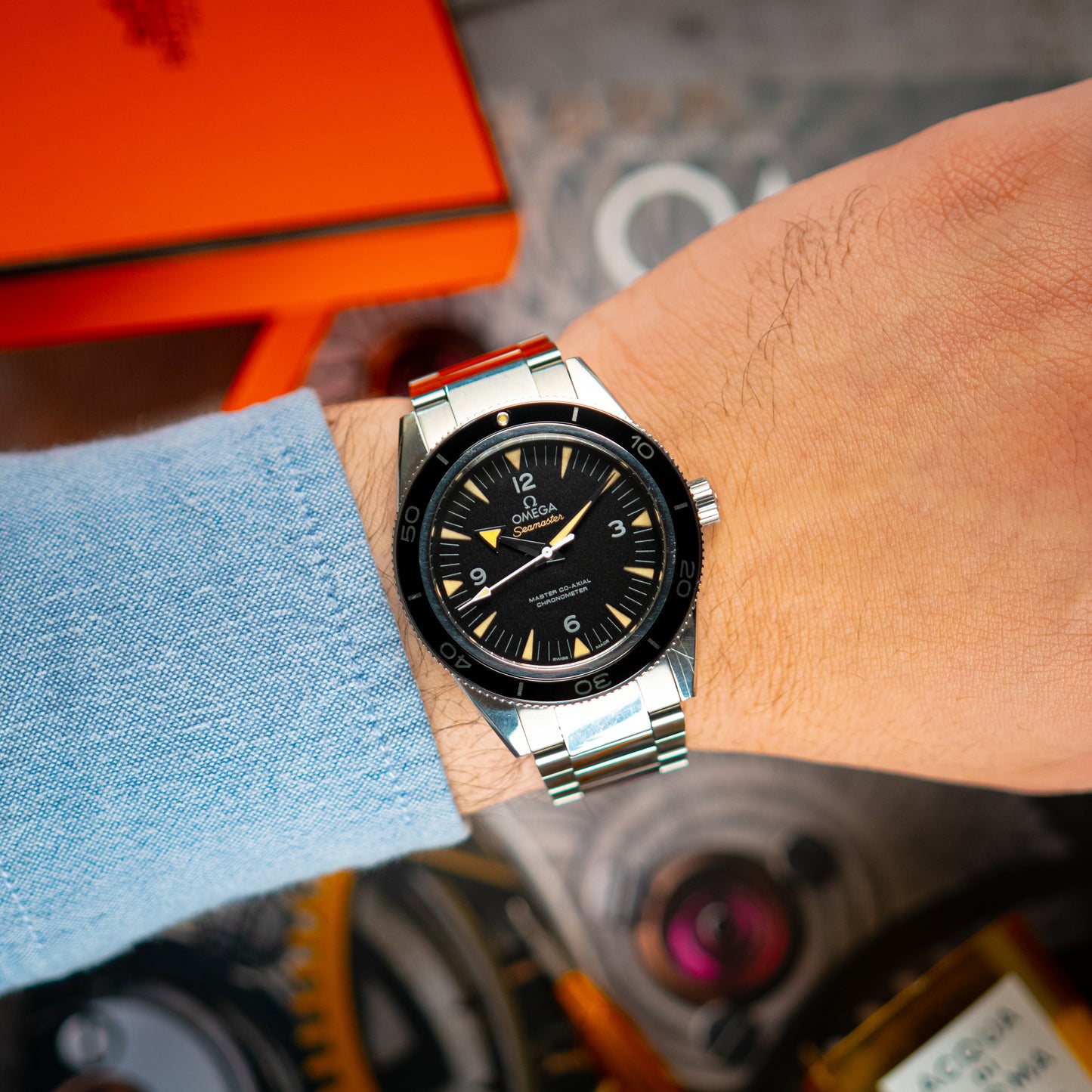 Omega Seamaster 300 Master Co-Axial Black Dial 41mm
