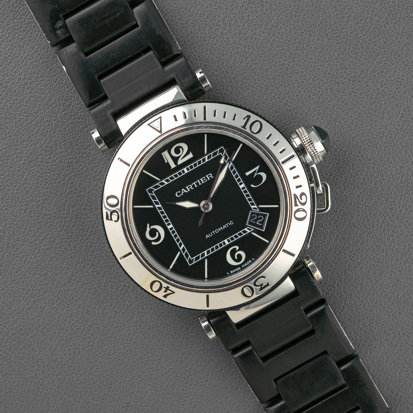 Cartier Pasha Seatimer Automatic Black Dial 40mm