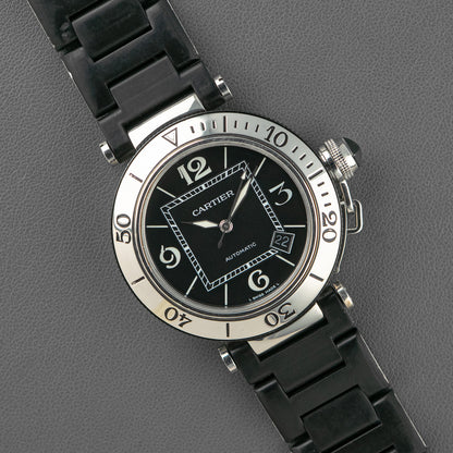 Cartier Pasha Seatimer Automatic Black Dial 40mm