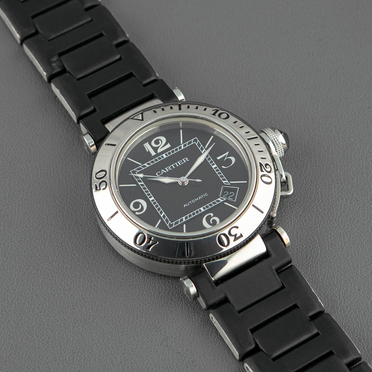 Cartier Pasha Seatimer Automatic Black Dial 40mm