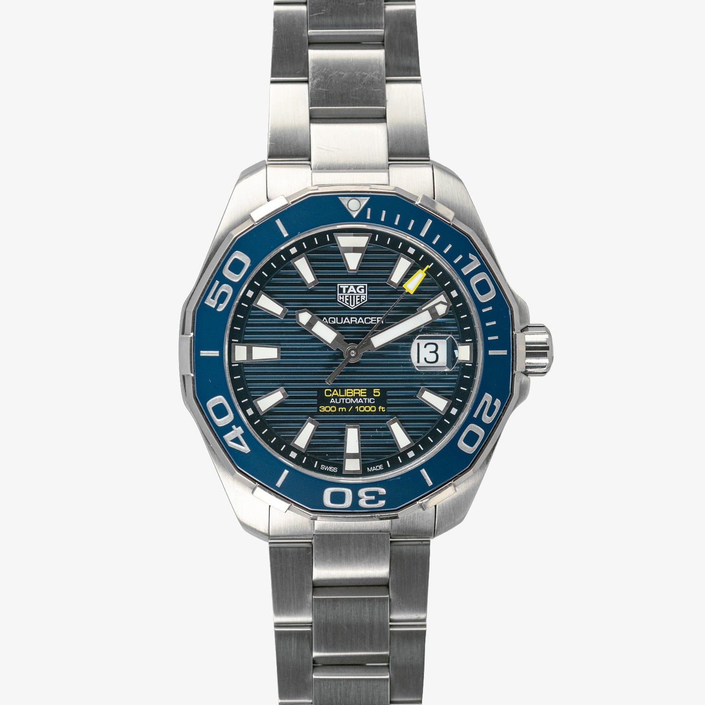 TAG Heuer Aquaracer Calibre 5 Automatic Blue Dial 43mm