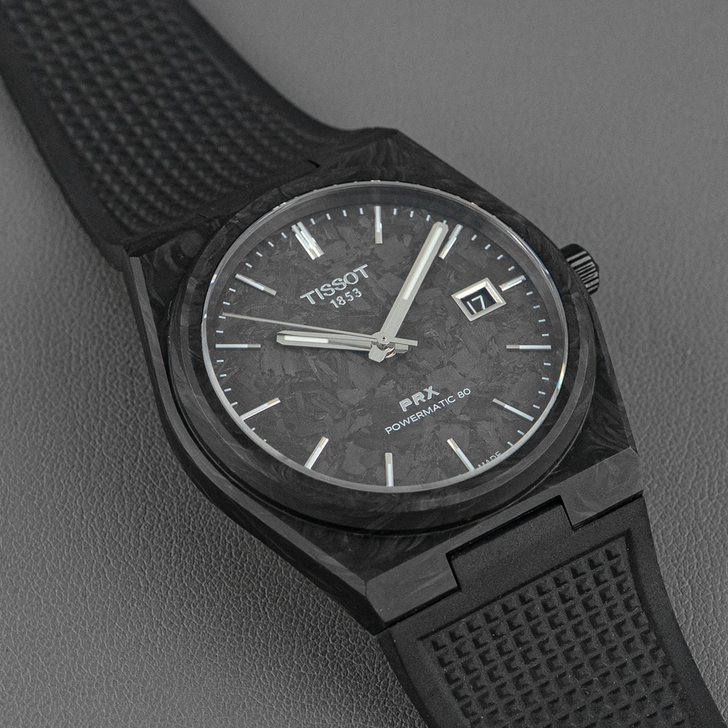 Tissot PRX Powermatic 80 Carbon Date 40.5mm