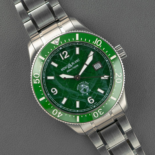 Montblanc 1858 Iced Sea Automatic Date Green Dial 41mm