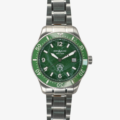 Montblanc 1858 Iced Sea Automatic Date Green Dial 41mm