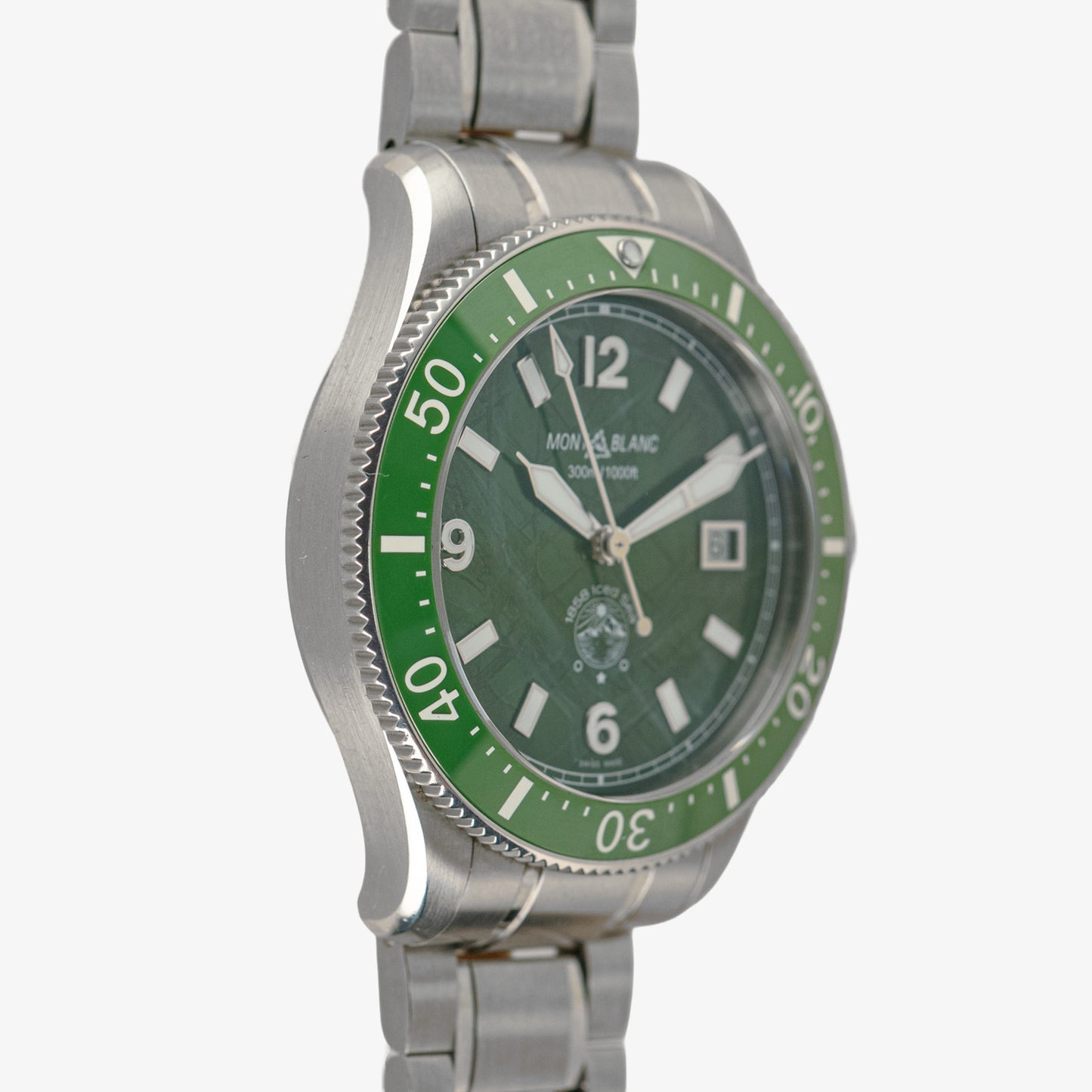 Montblanc 1858 Iced Sea Automatic Date Green Dial 41mm