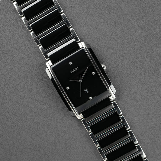 Rado Integral Black Dial Diamonds 31mm