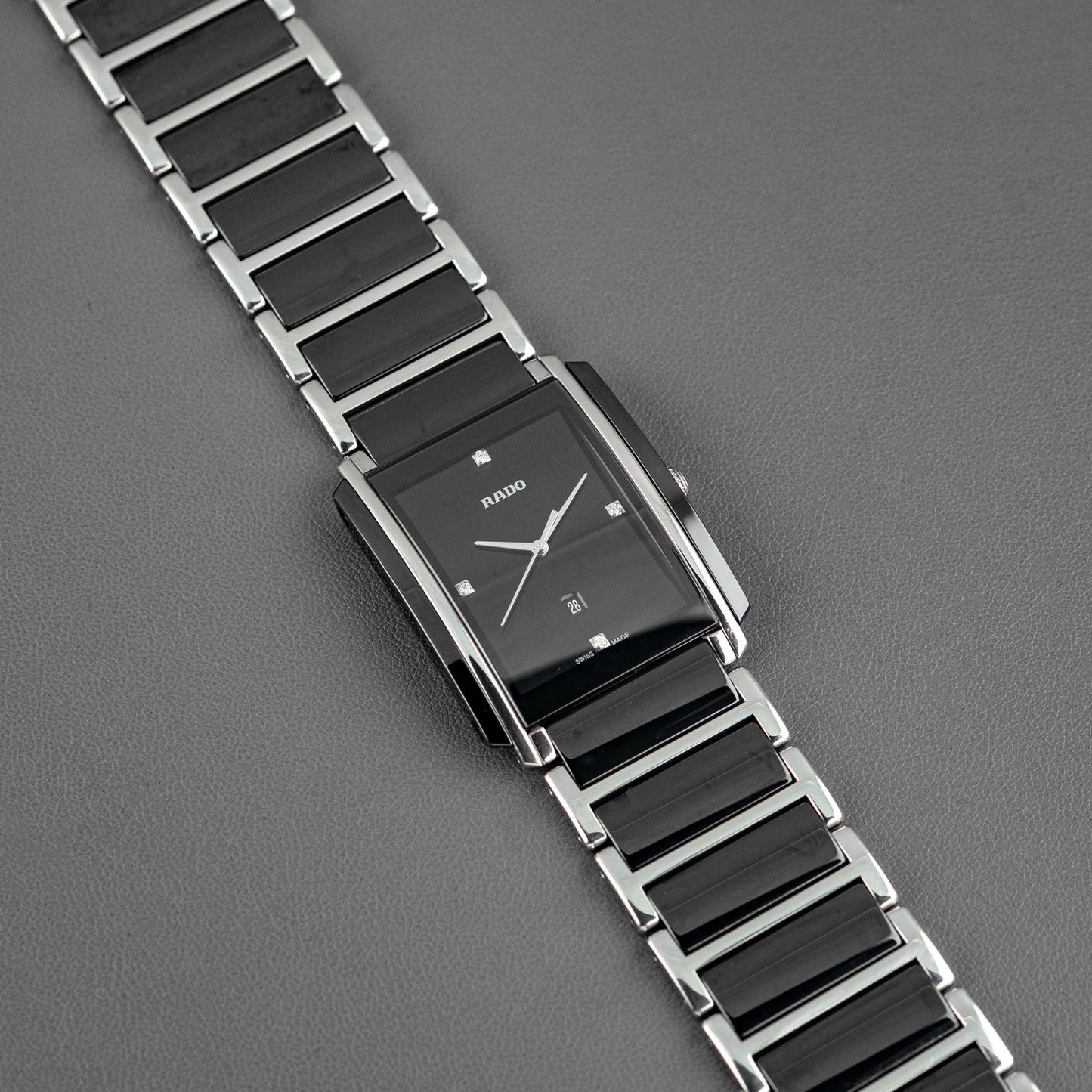 Rado Integral Black Dial Diamonds 31mm