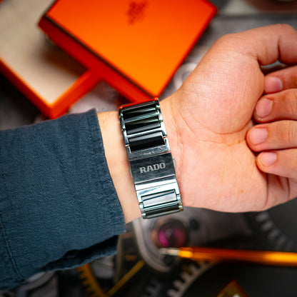Rado Integral Black Dial Diamonds 31mm