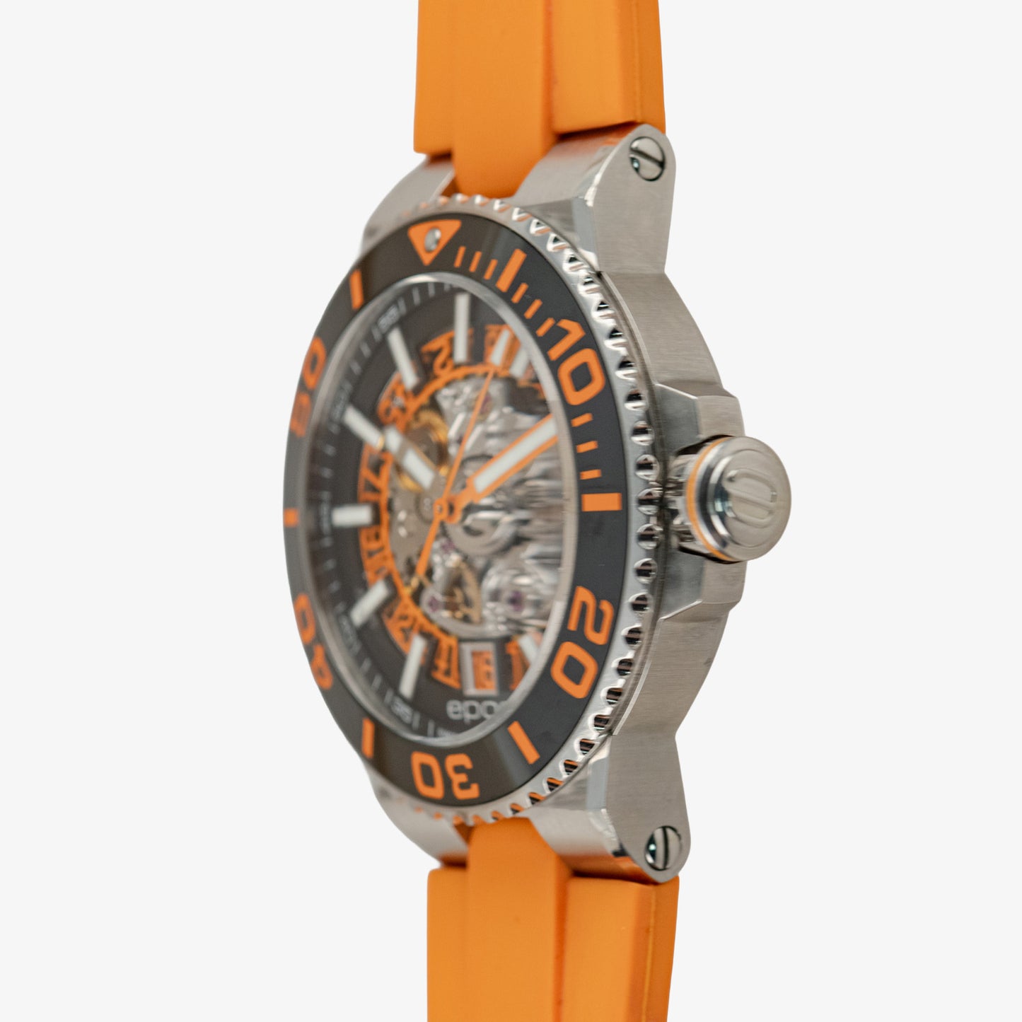 Epos Sportive Diver Skeleton Black Orange 43mm