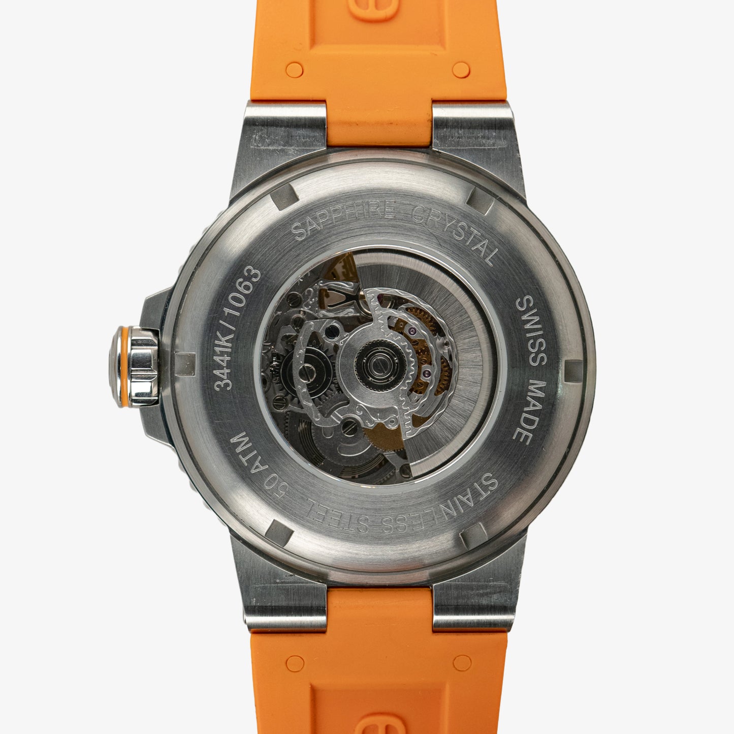 Epos Sportive Diver Skeleton Black Orange 43mm