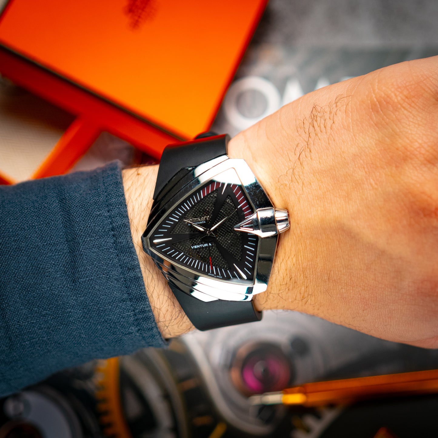 Hamilton Ventura XXL Automatic Black Dial 46mm