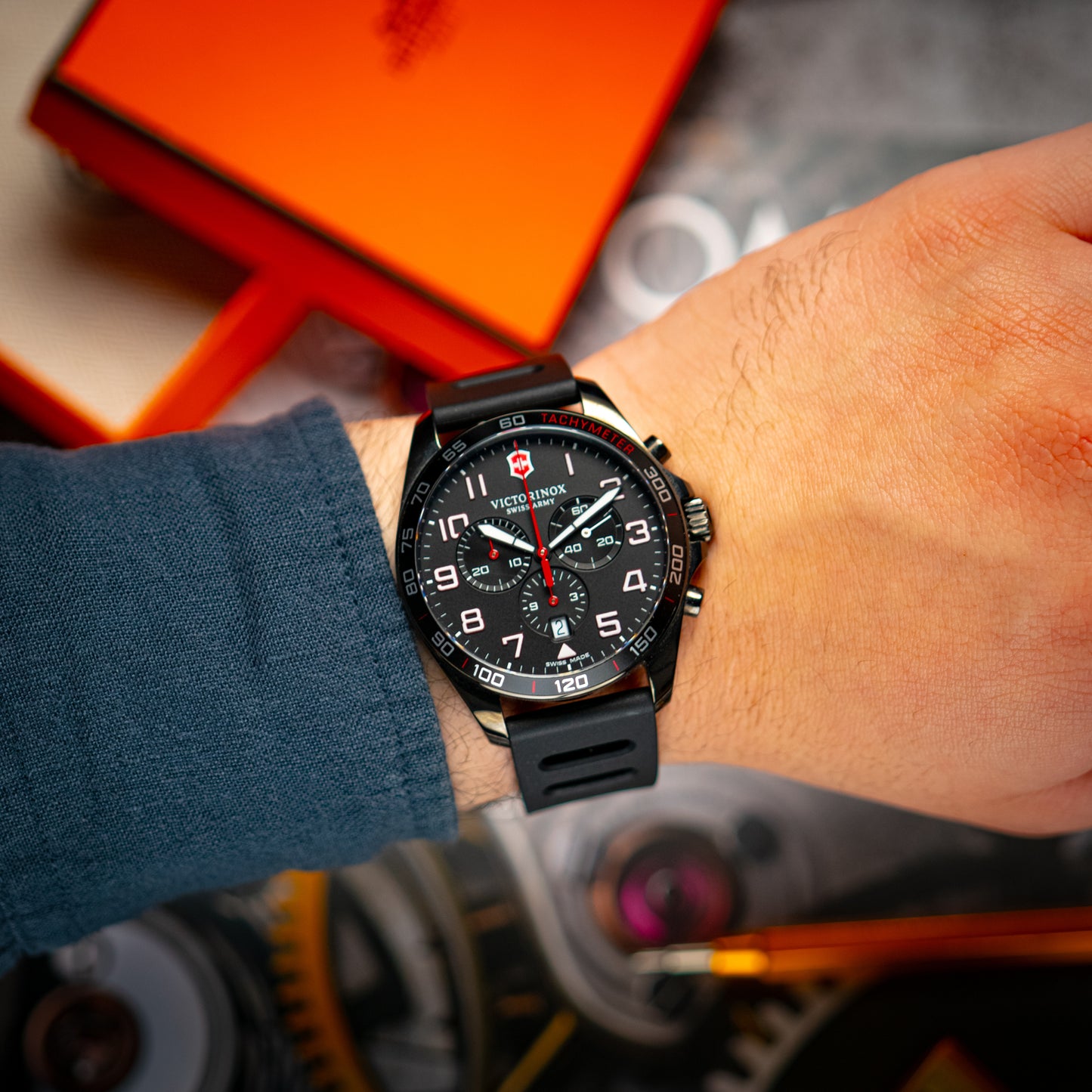 Victorinox FieldForce Sport Chrono Black Dial 42mm
