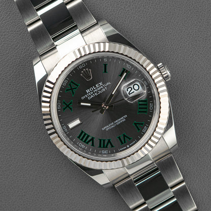 Rolex Datejust 41 126334 Wimbledon Slate Dial 41mm