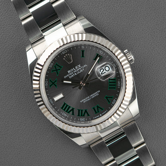 Rolex Datejust 41 126334 Wimbledon Slate Dial 41mm