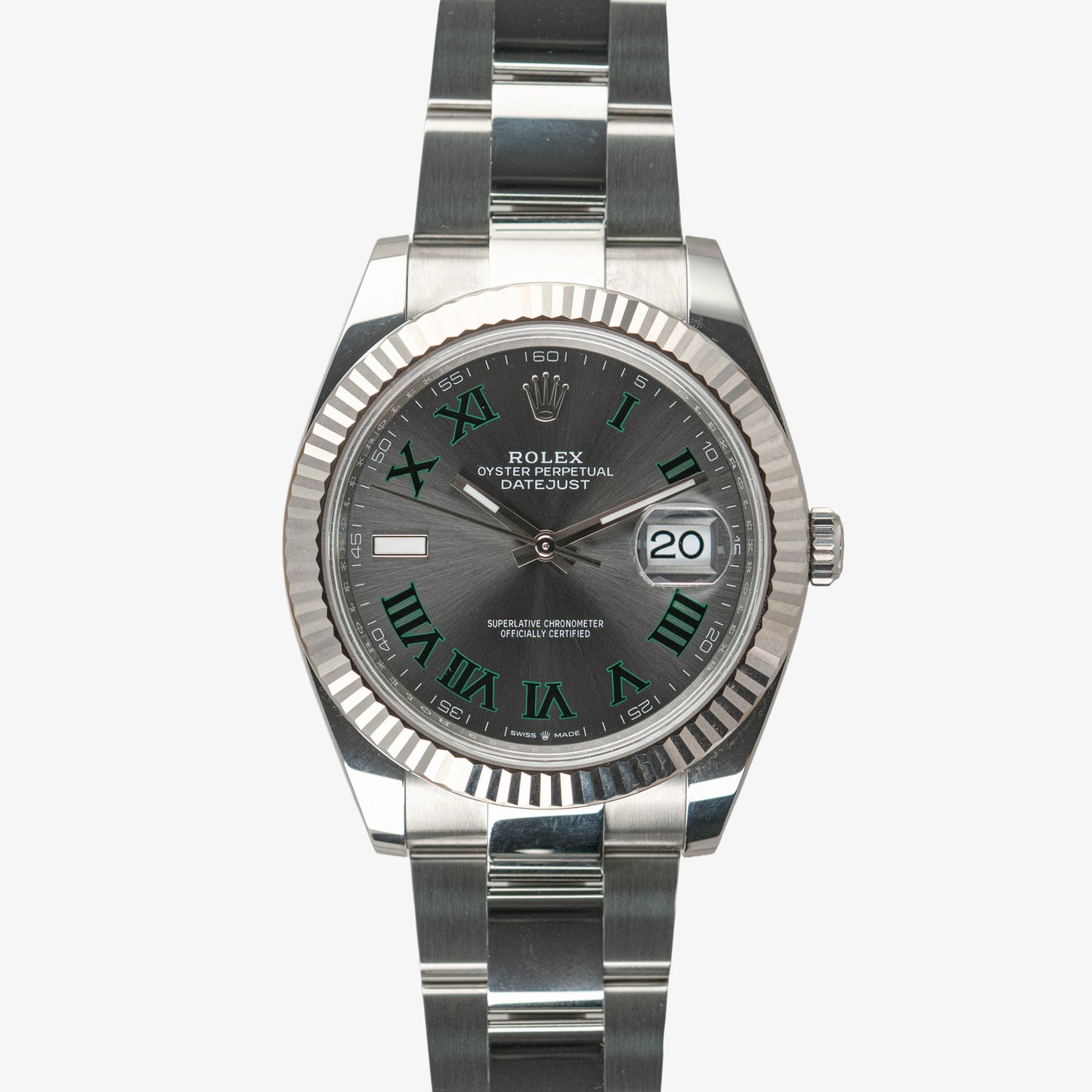 Rolex Datejust 41 126334 Wimbledon Slate Dial 41mm