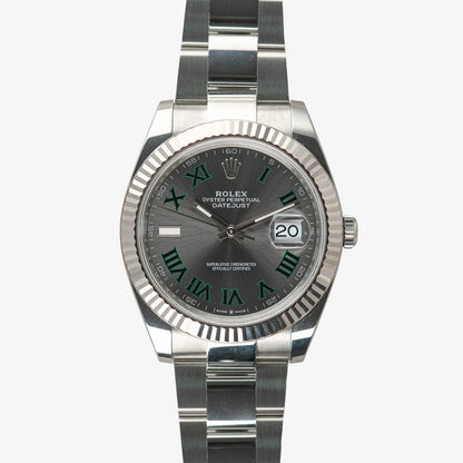 Rolex Datejust 41 126334 Wimbledon Slate Dial 41mm