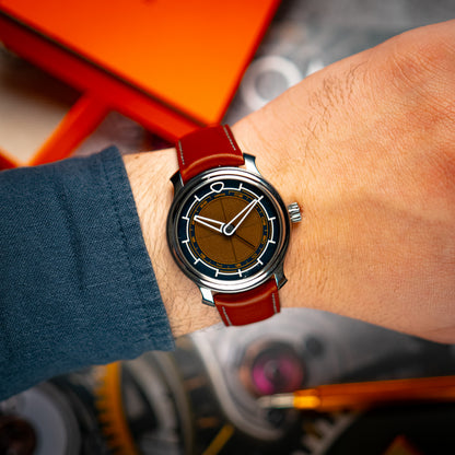 MING 22.01 GMT Gilt Titanium Automatic 38mm