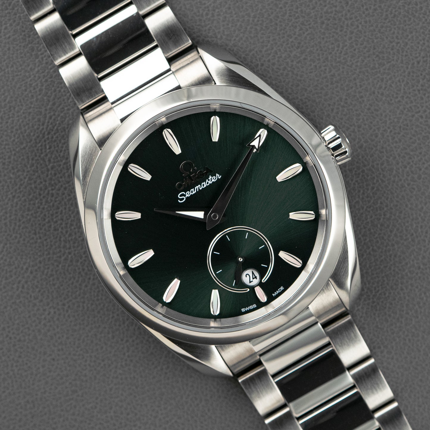 Omega Seamaster Aqua Terra Small Seconds Green Dial 38mm