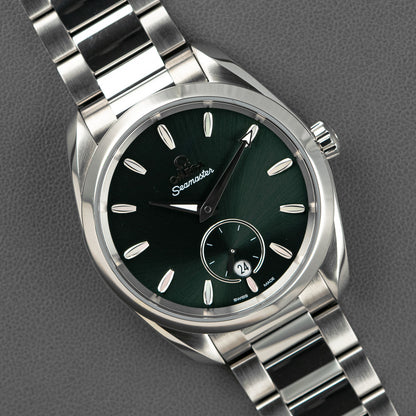 Omega Seamaster Aqua Terra Small Seconds Green Dial 38mm