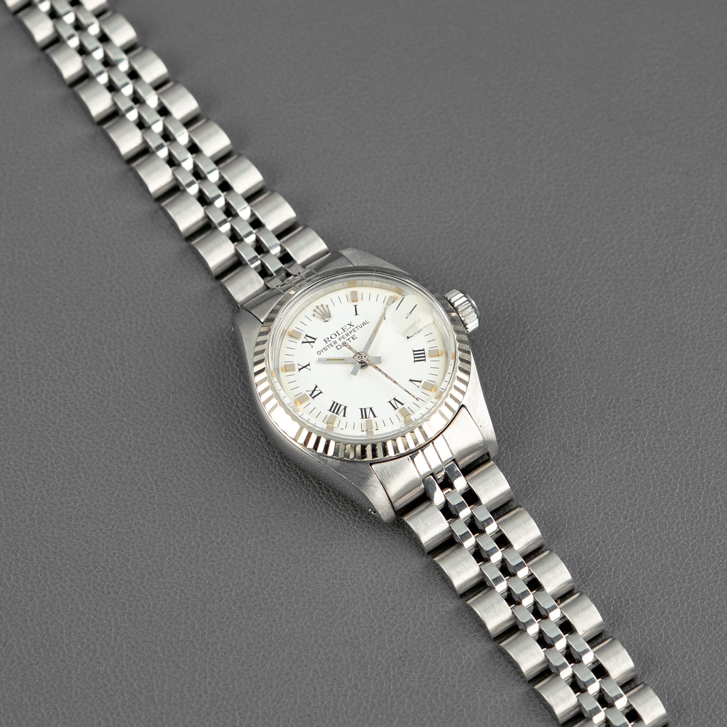 Rolex Lady-Datejust 6917 White Roman Dial 26mm