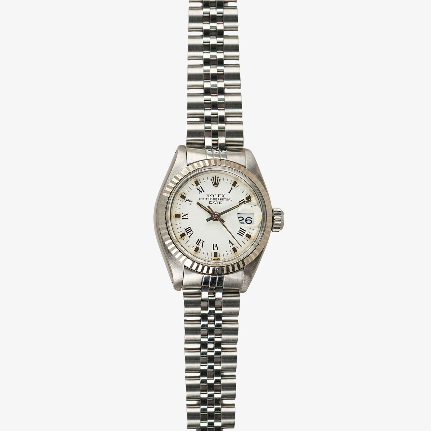 Rolex Lady-Datejust 6917 White Roman Dial 26mm
