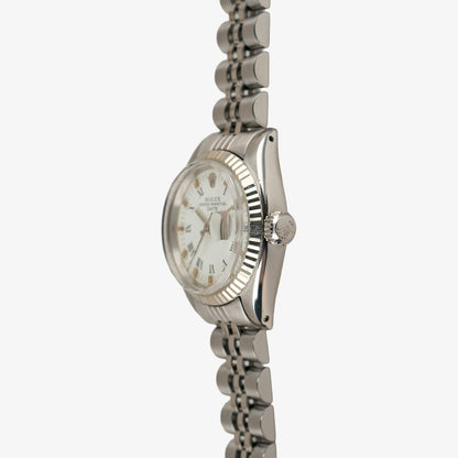 Rolex Lady-Datejust 6917 White Roman Dial 26mm
