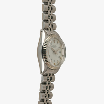 Rolex Lady-Datejust 6917 White Roman Dial 26mm