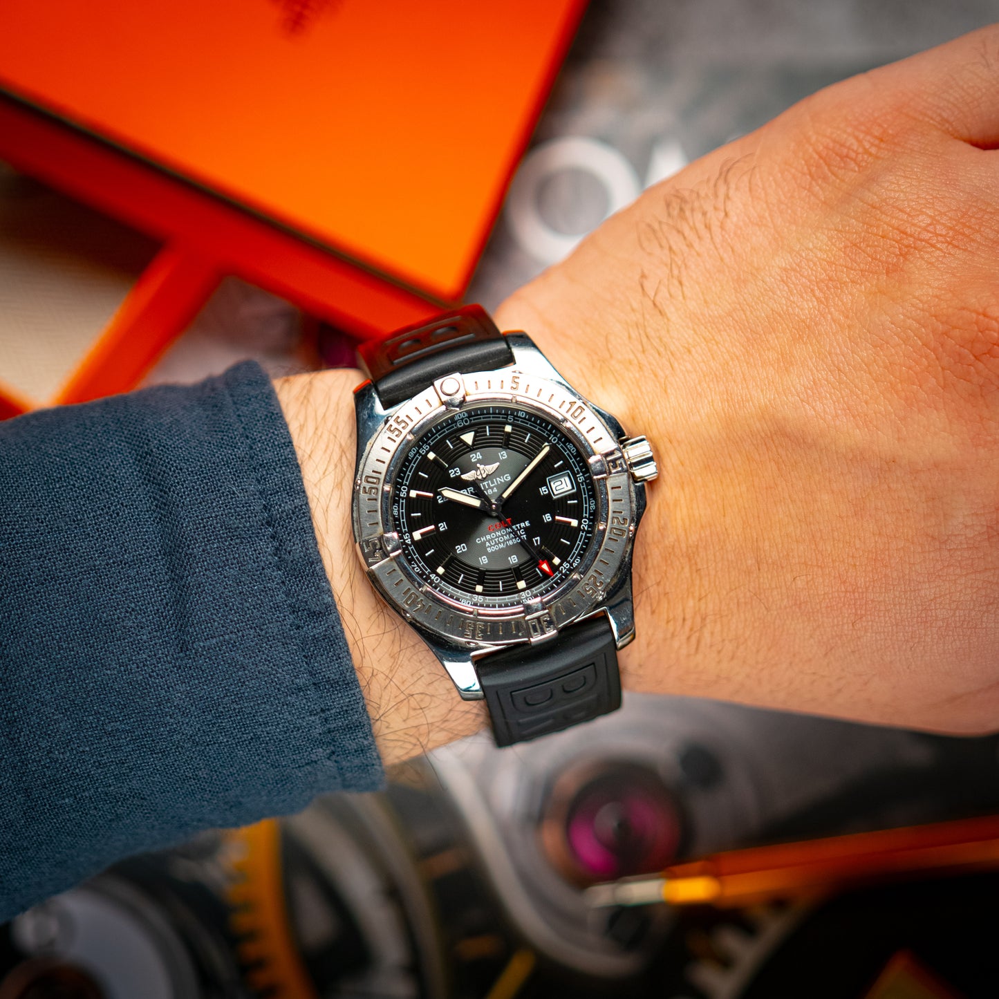 Breitling Colt A17380 Automatic Black Dial 41mm