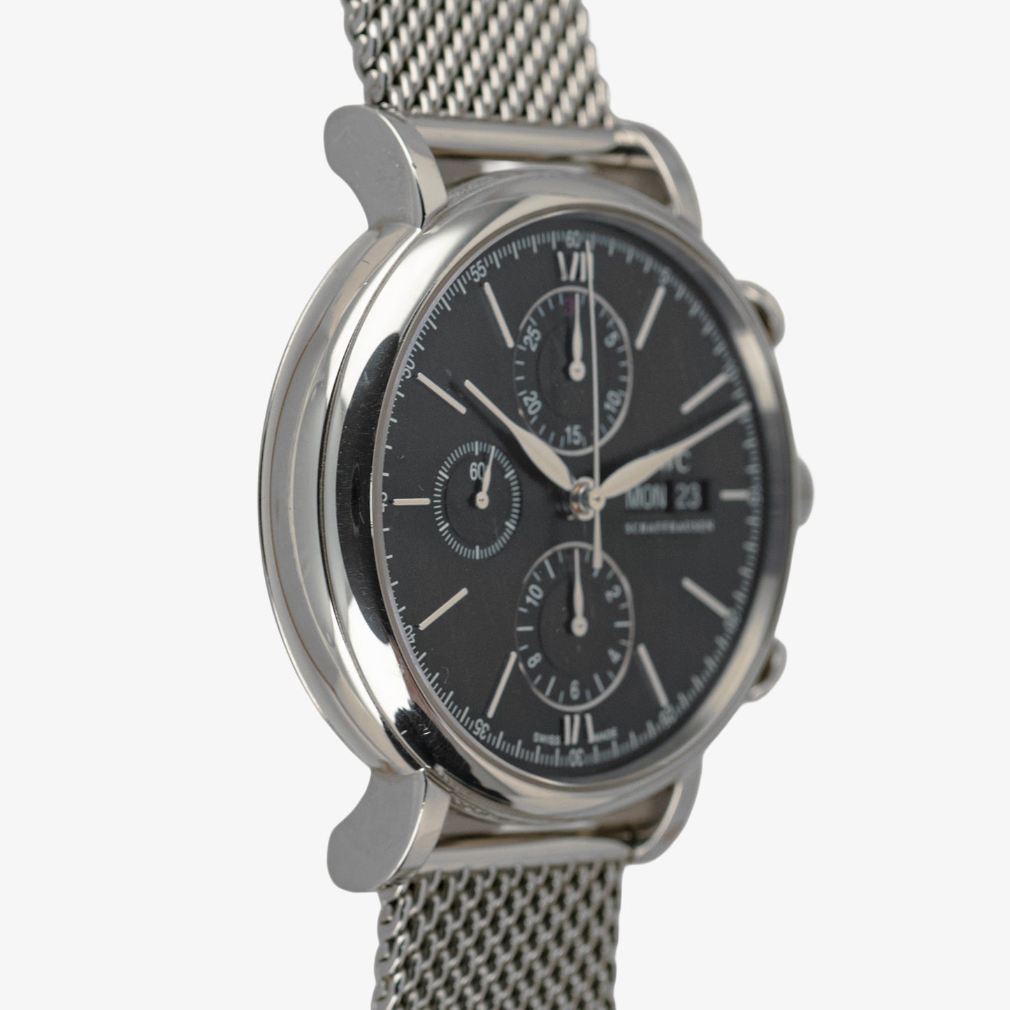 IWC Portofino Chronograph Black Dial Mesh 42mm