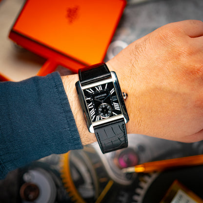 Cartier Tank MC Automatic Black Dial 34mm