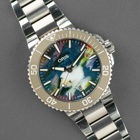 Oris Aquis Date Upcycle Multicolor Dial 41.5mm