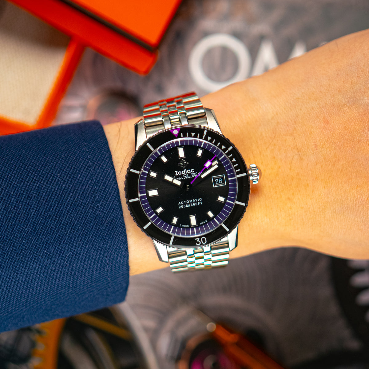 Zodiac Super Sea Wolf x Liberty Limited Edition 40mm