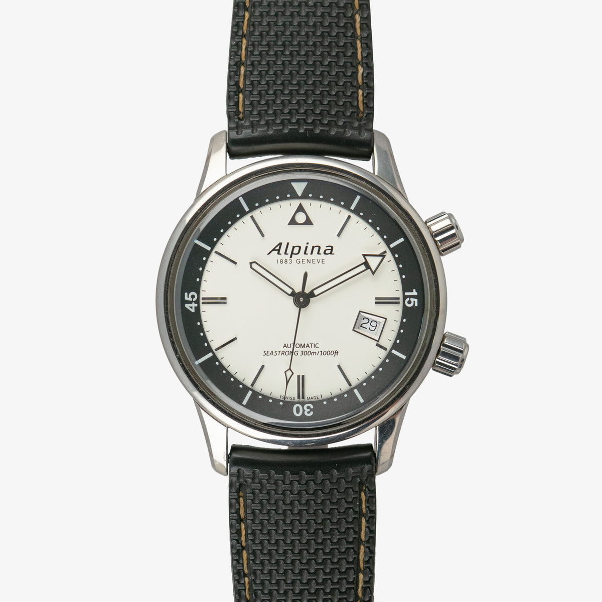 Alpina Seastrong Diver Heritage Silver Dial 42mm