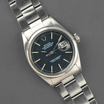 Rolex Datejust 1600 Automatic Smooth Bezel Black Dial 36mm